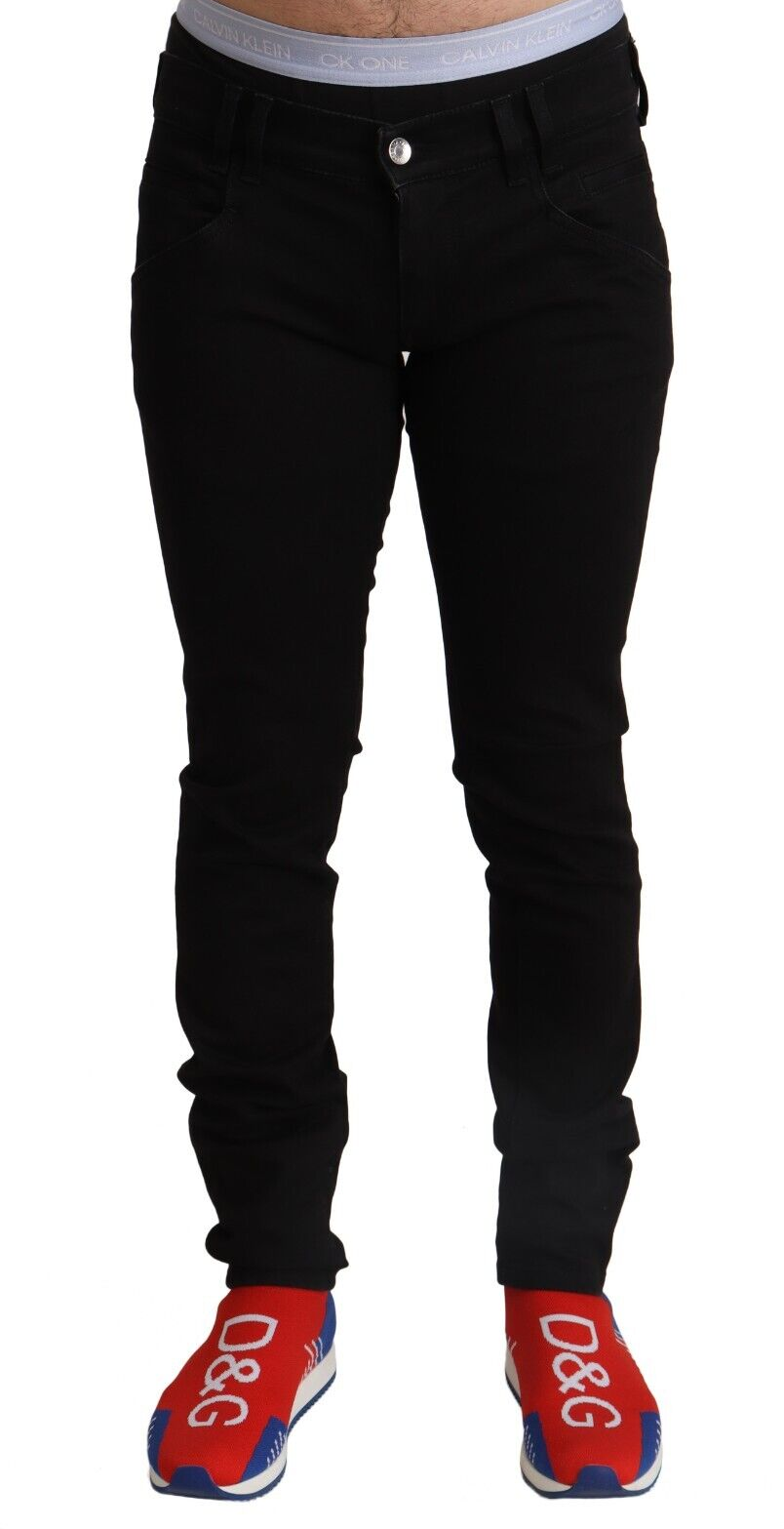 Elegante zwarte slim-fit jeans