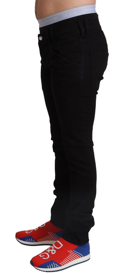 Elegante zwarte slim-fit jeans