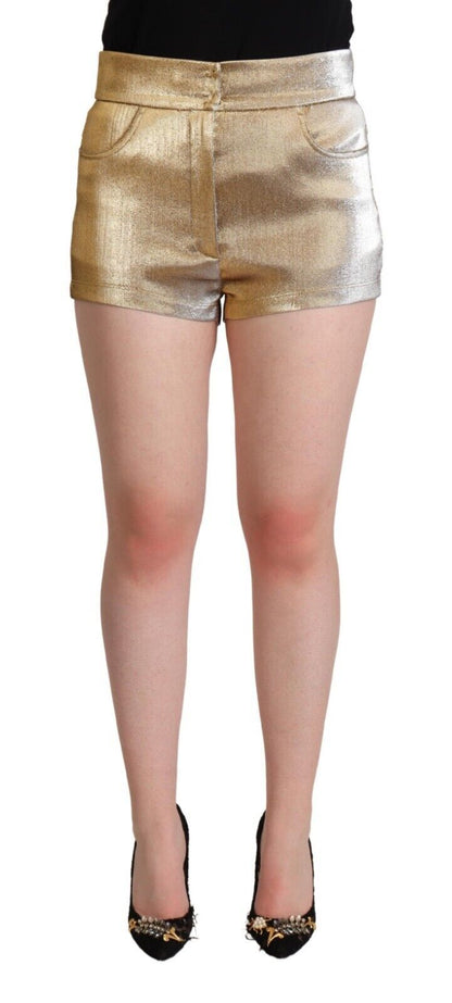 Elegante metallic gouden hotpants