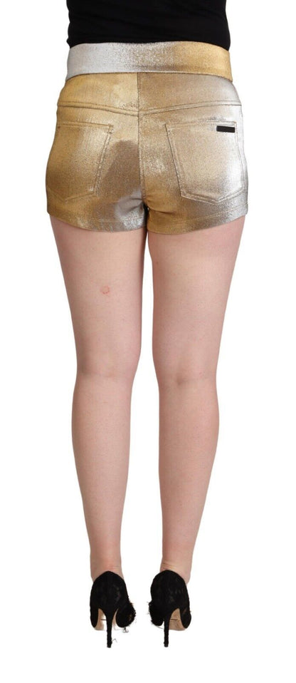 Elegante metallic gouden hotpants