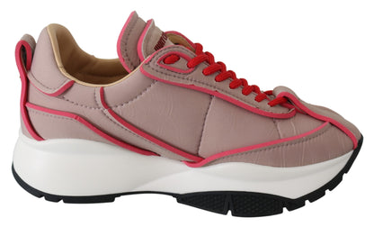 Ballet roze chique gewatteerde sneakers