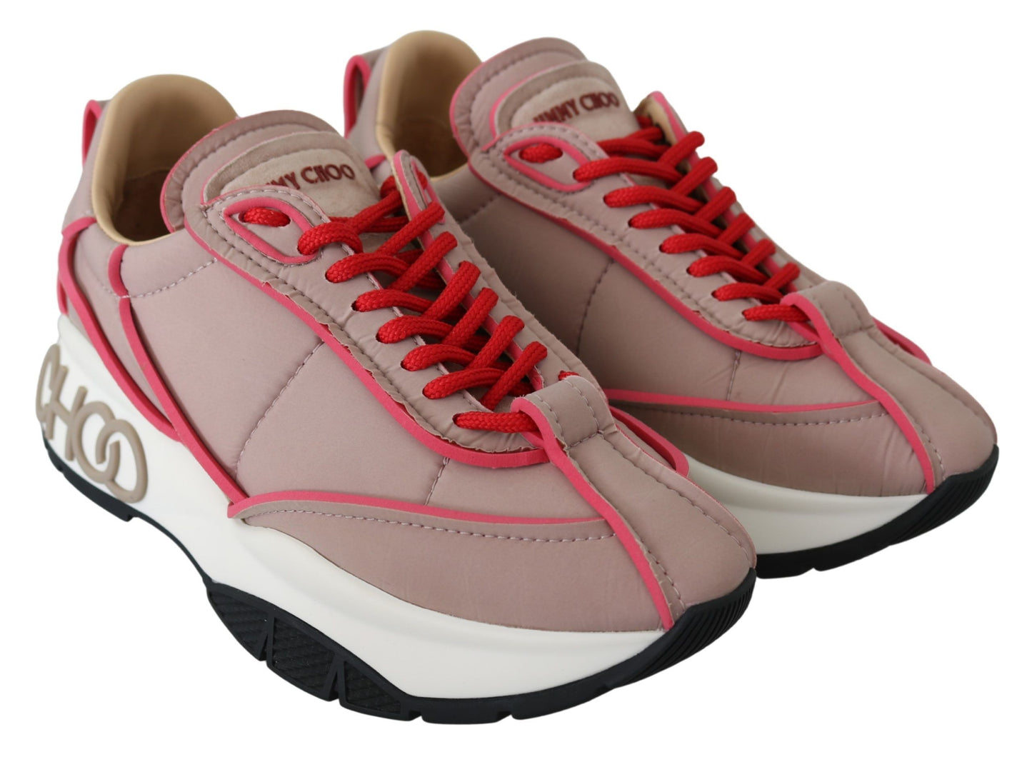 Ballet roze chique gewatteerde sneakers