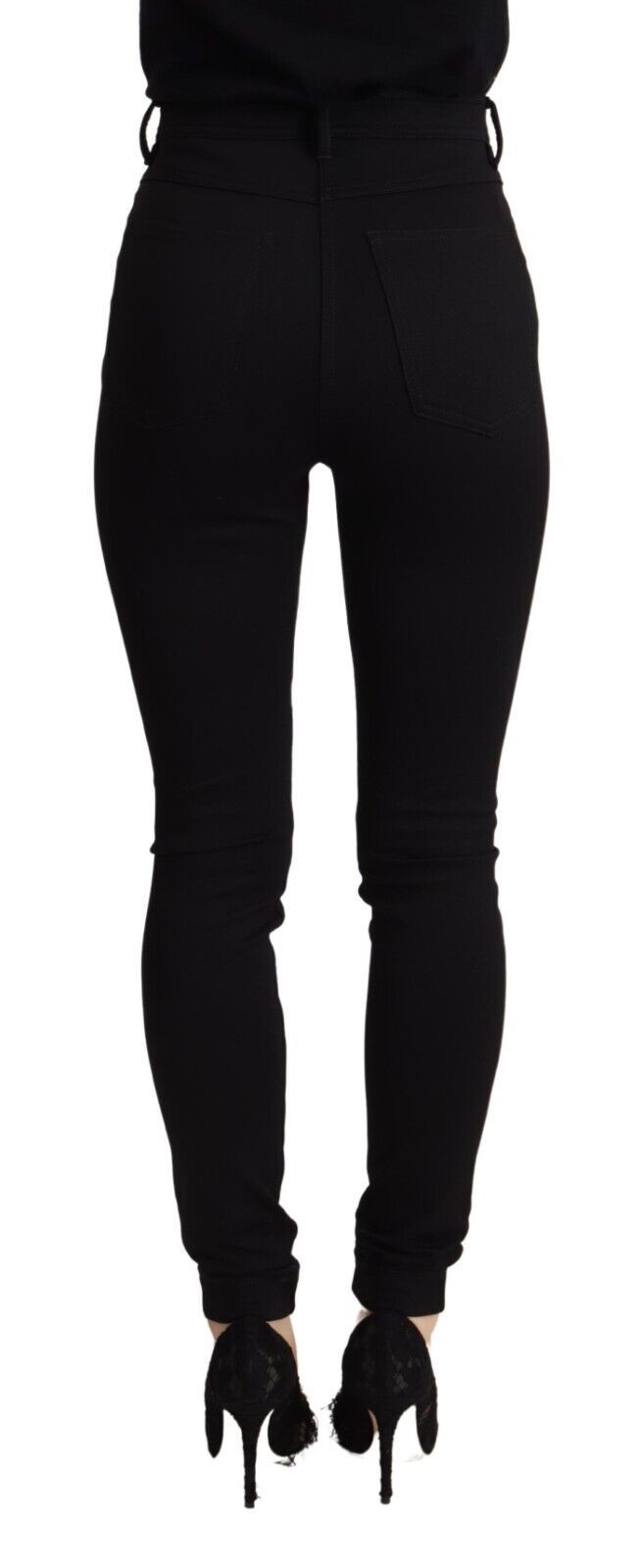 Elegante slim-fit broek met hoge taille