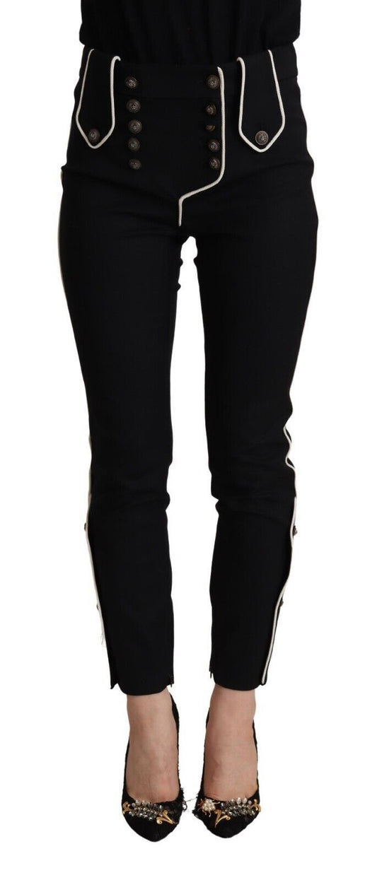 Elegante slim-fit broek met hoge taille