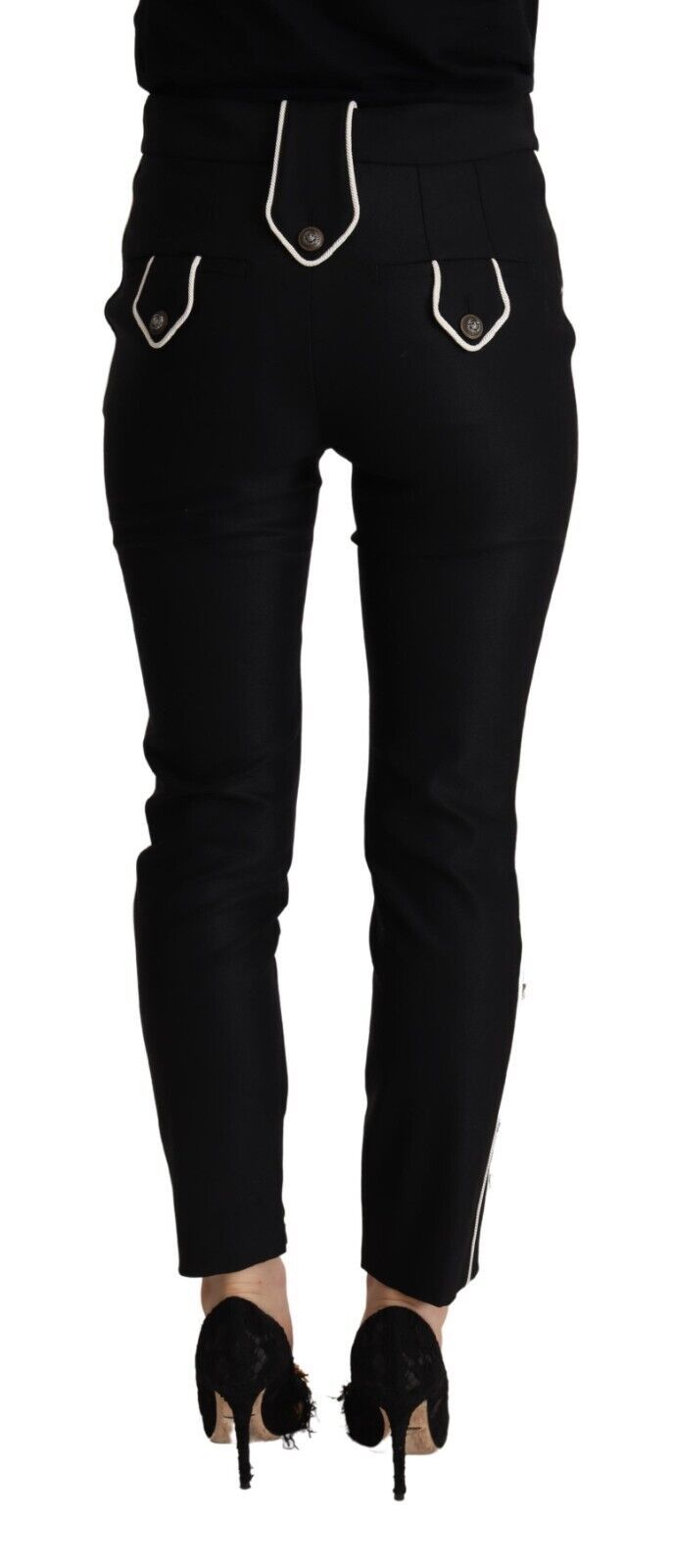 Elegante slim-fit broek met hoge taille