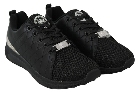 Exquisitas zapatillas deportivas negras Runner Gisella