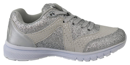 Chique zilveren Runner Jasmines sneakers