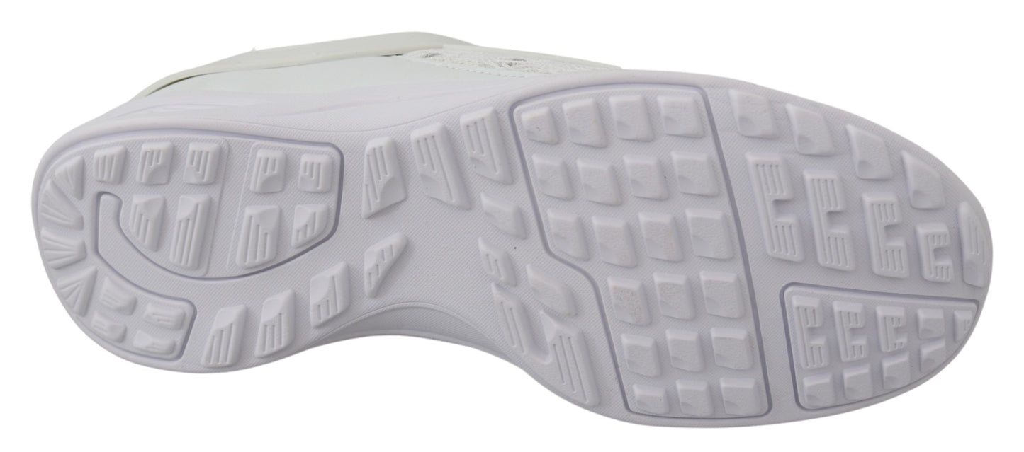 Strakke witte Runner Beth sportsneakers