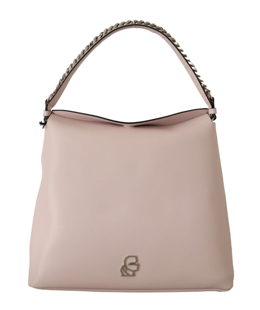 Elegante Bolso Bandolera De Piel Chalk Malva