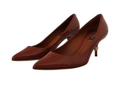 Elegante lakleren hakkenpumps