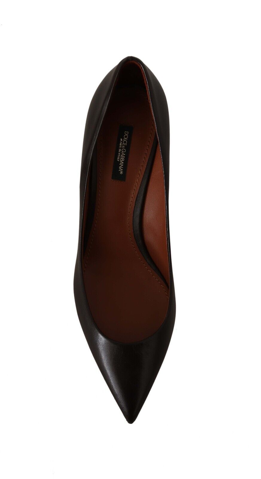 Elegante bruine leren hakkenpumps