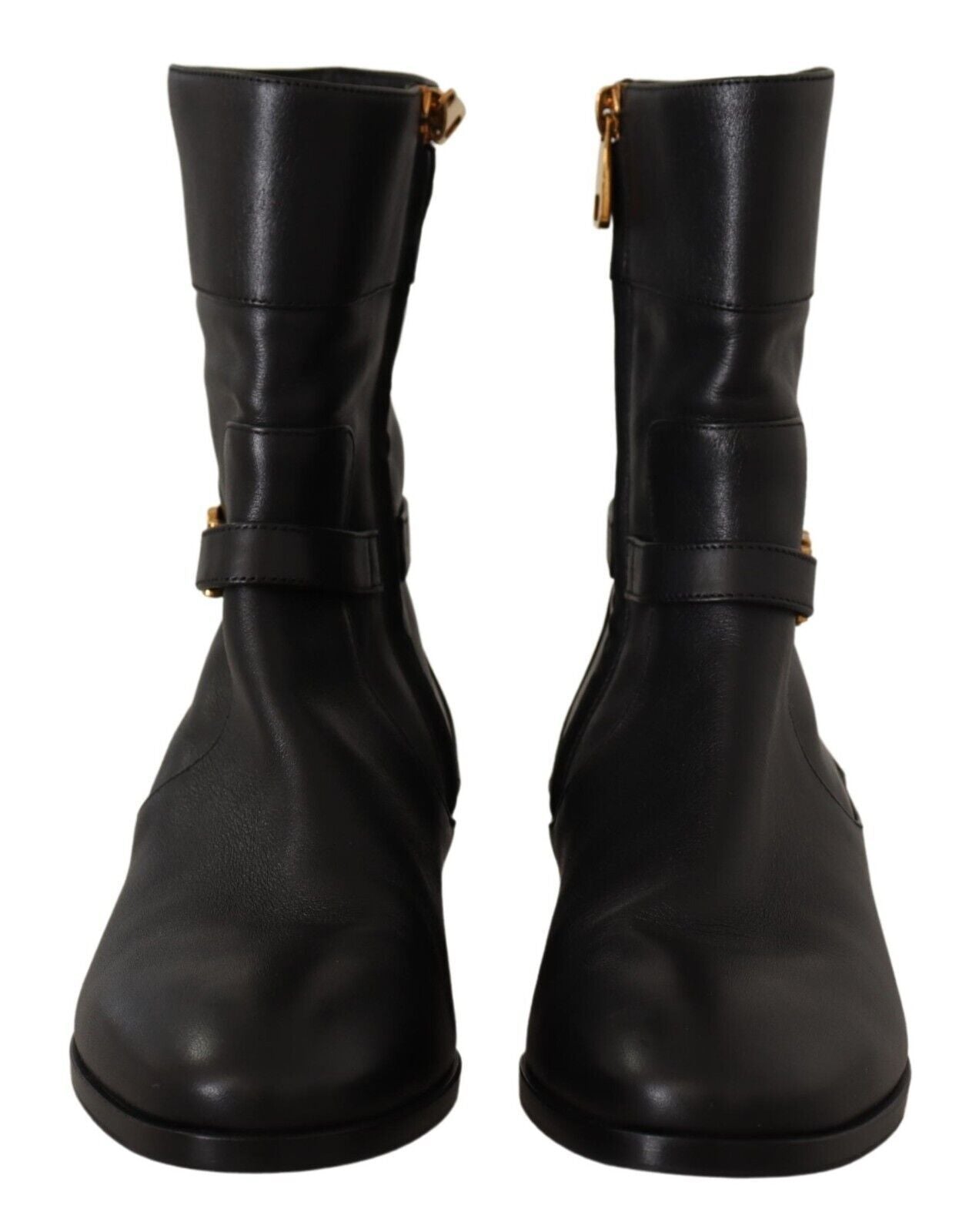 Botas moteras de cuero elegantes