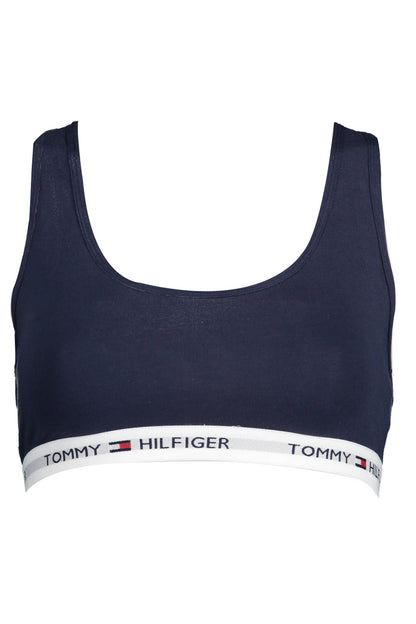 Blue Cotton Women Sports Bra