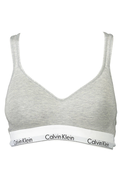 Gray Cotton Women Bralette