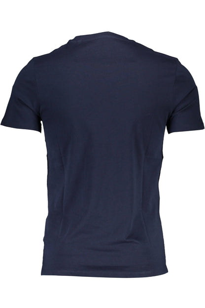 Sleek Slim-Fit Logo Tee in Blue