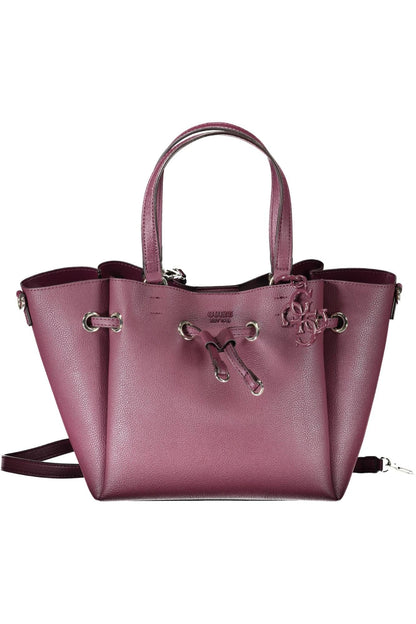 Elegant Purple Handbag with Versatile Straps