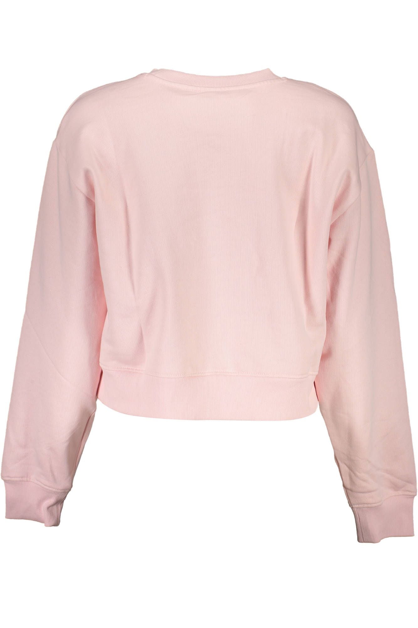 Sudadera elegante de algodón orgánico rosa