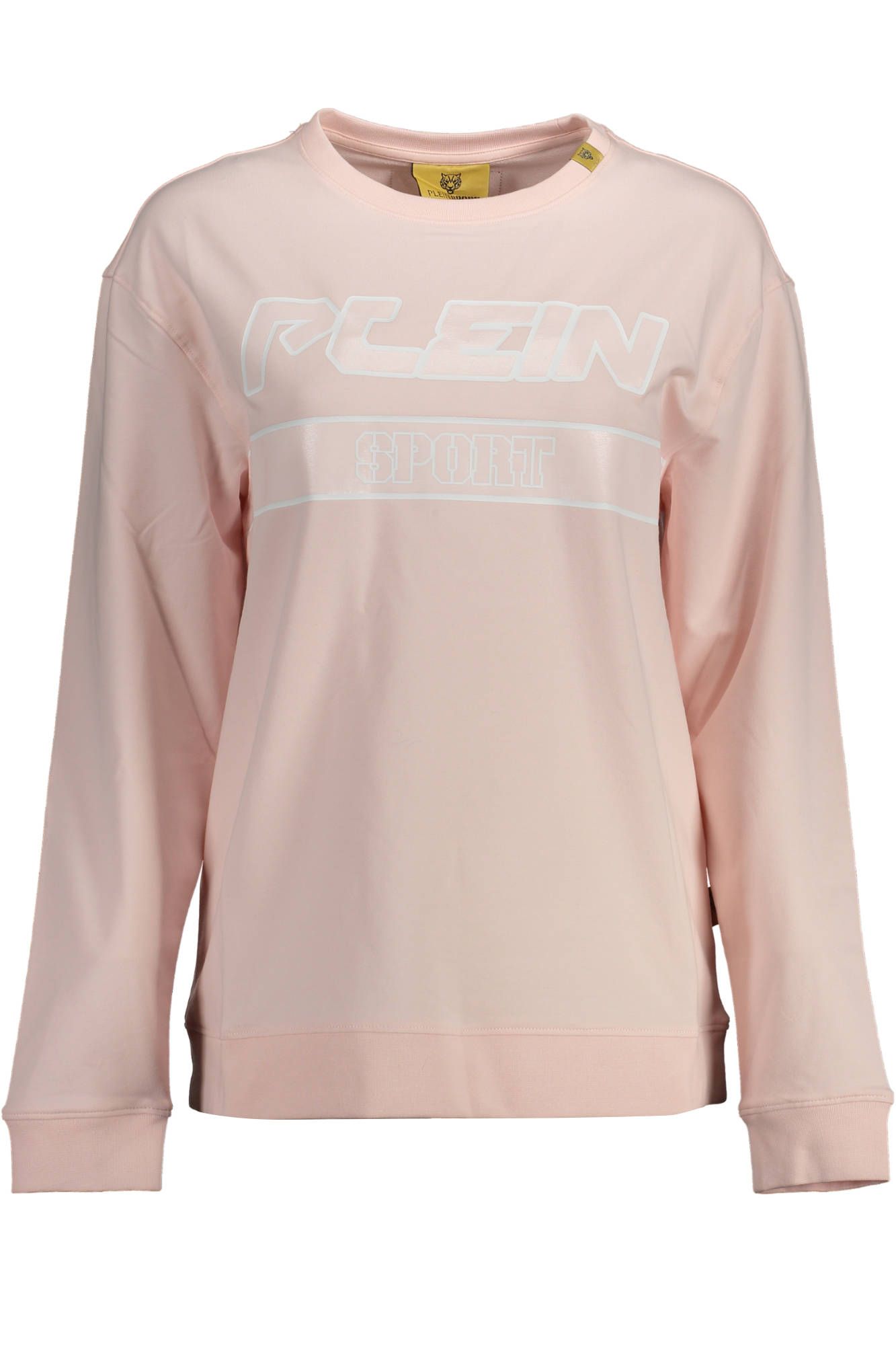 Chic Pink Contrast Detail Sweatshirt