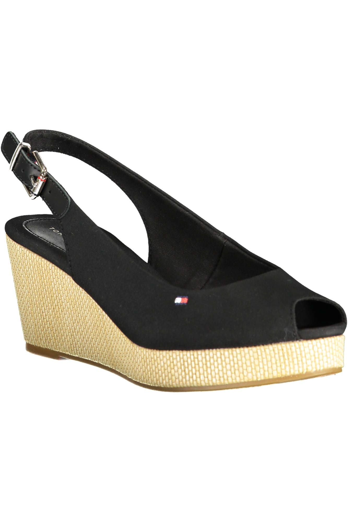 Black Cotton Women Sandal