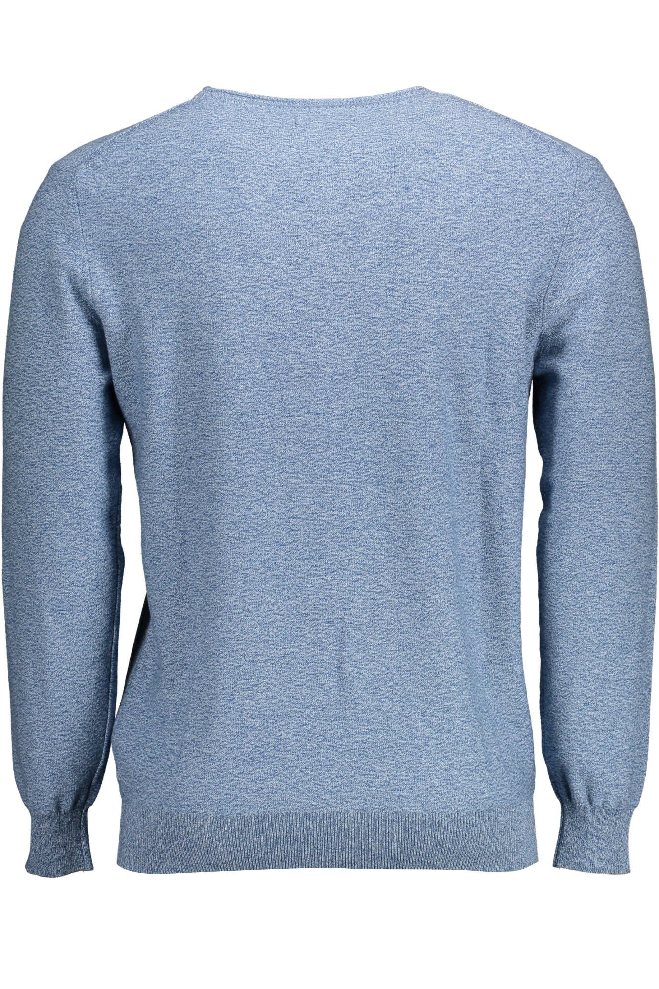 Elegant Light Blue Crew-Neck Sweater