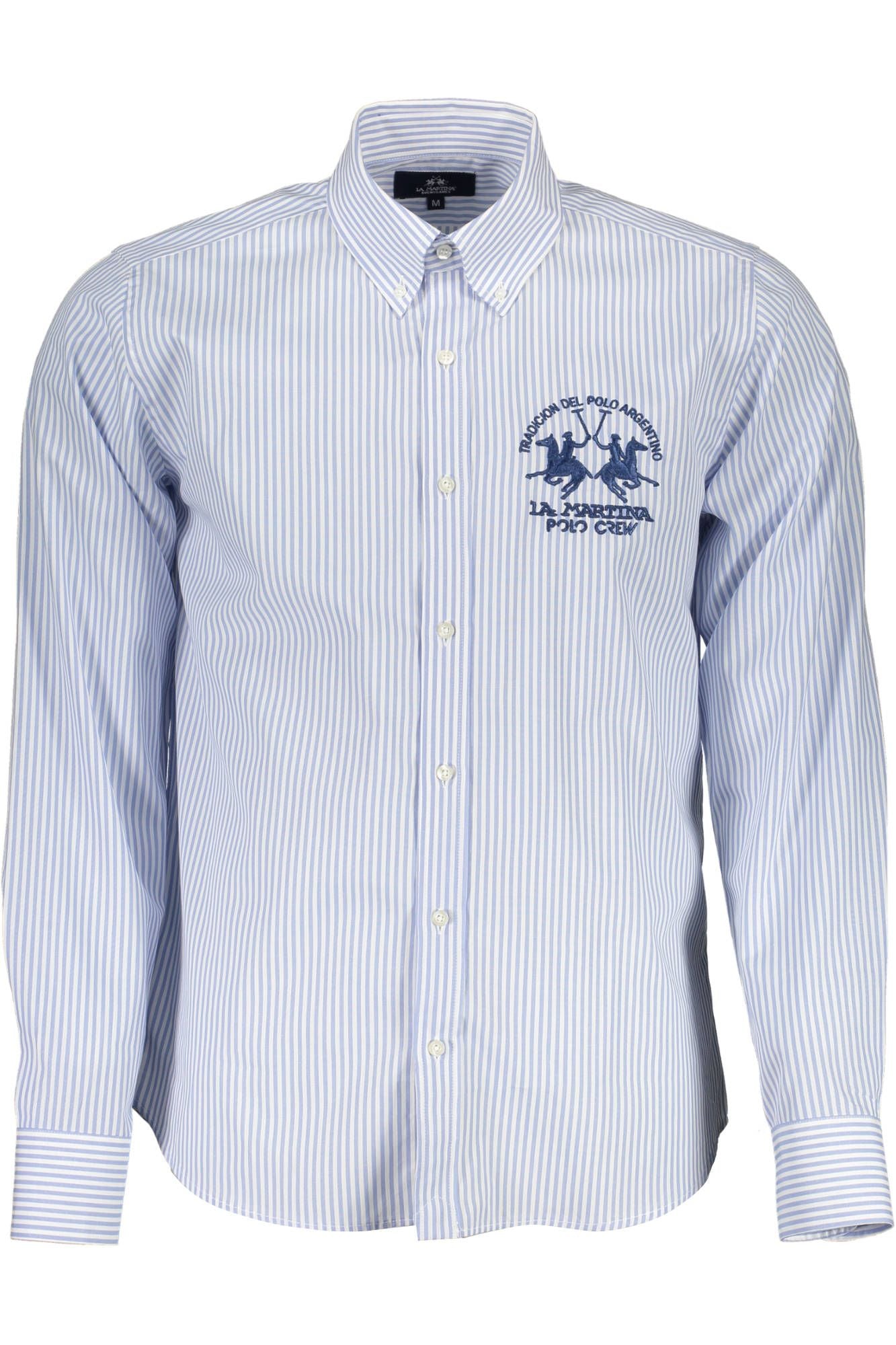 Elegant Light Blue Cotton Shirt for Men