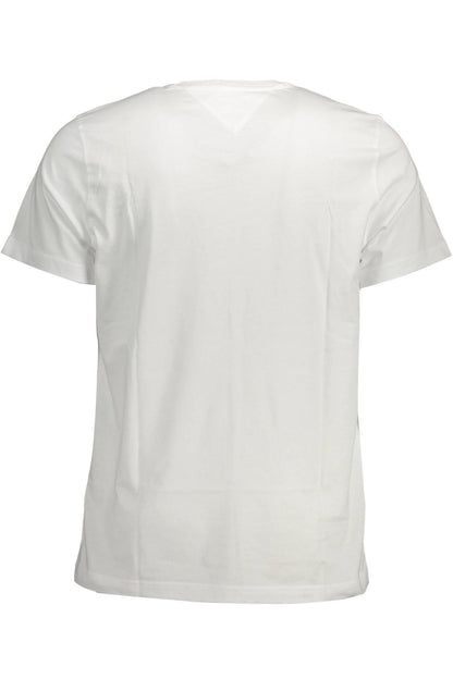 White Cotton Men T-Shirt