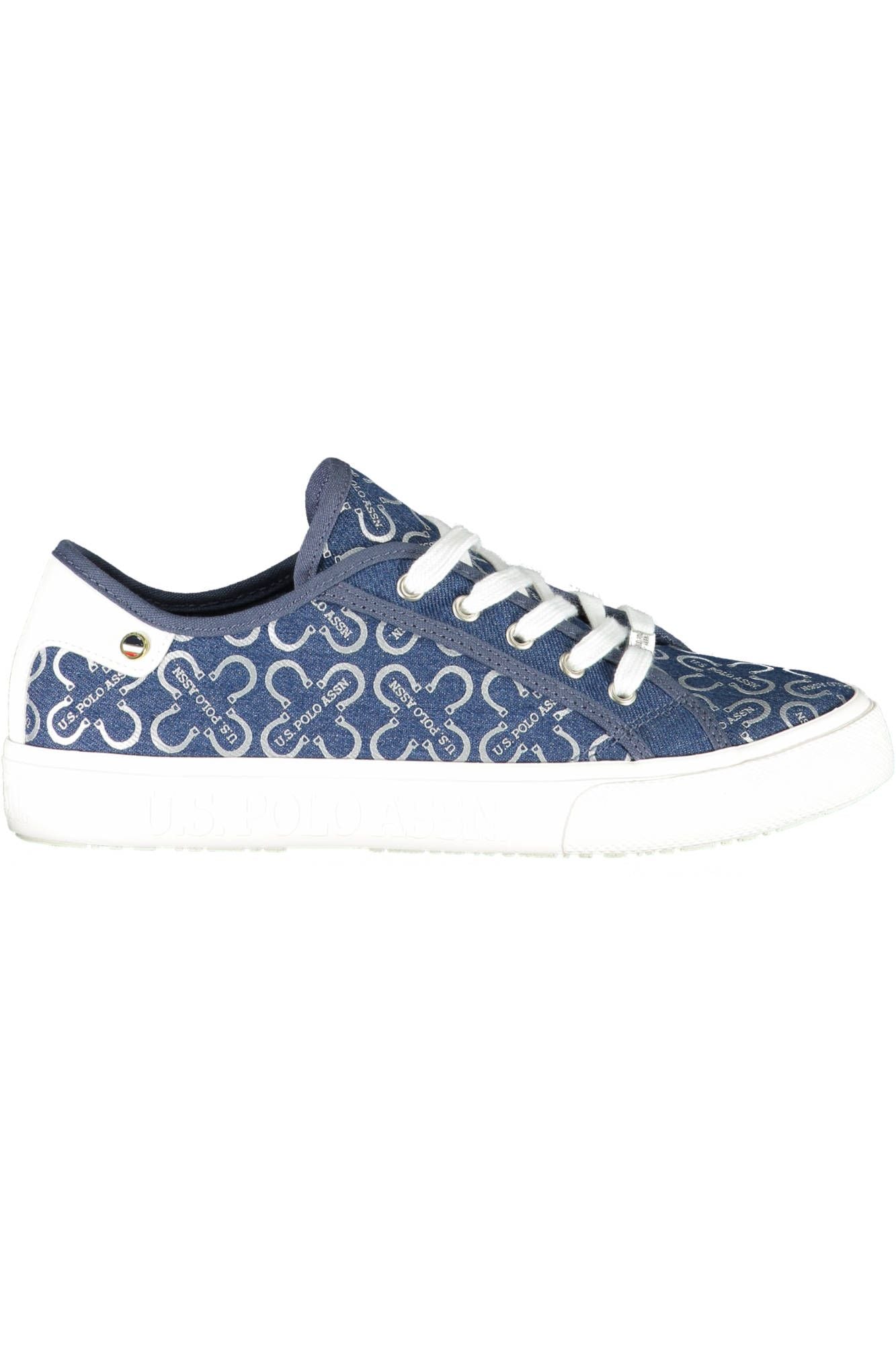 Chic Blue Lace-Up Sports Sneakers