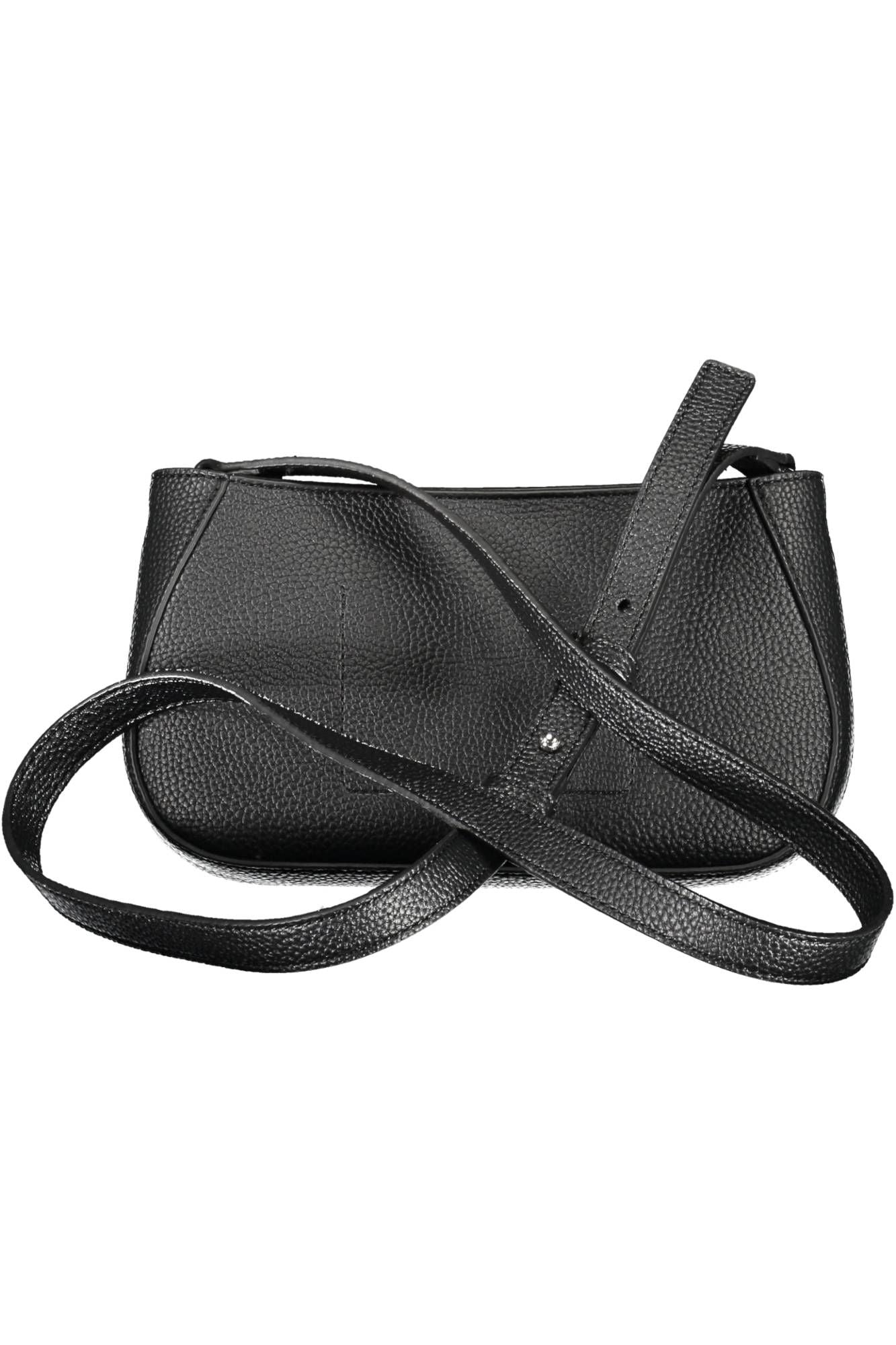 Black Polyethylene Women Handbag