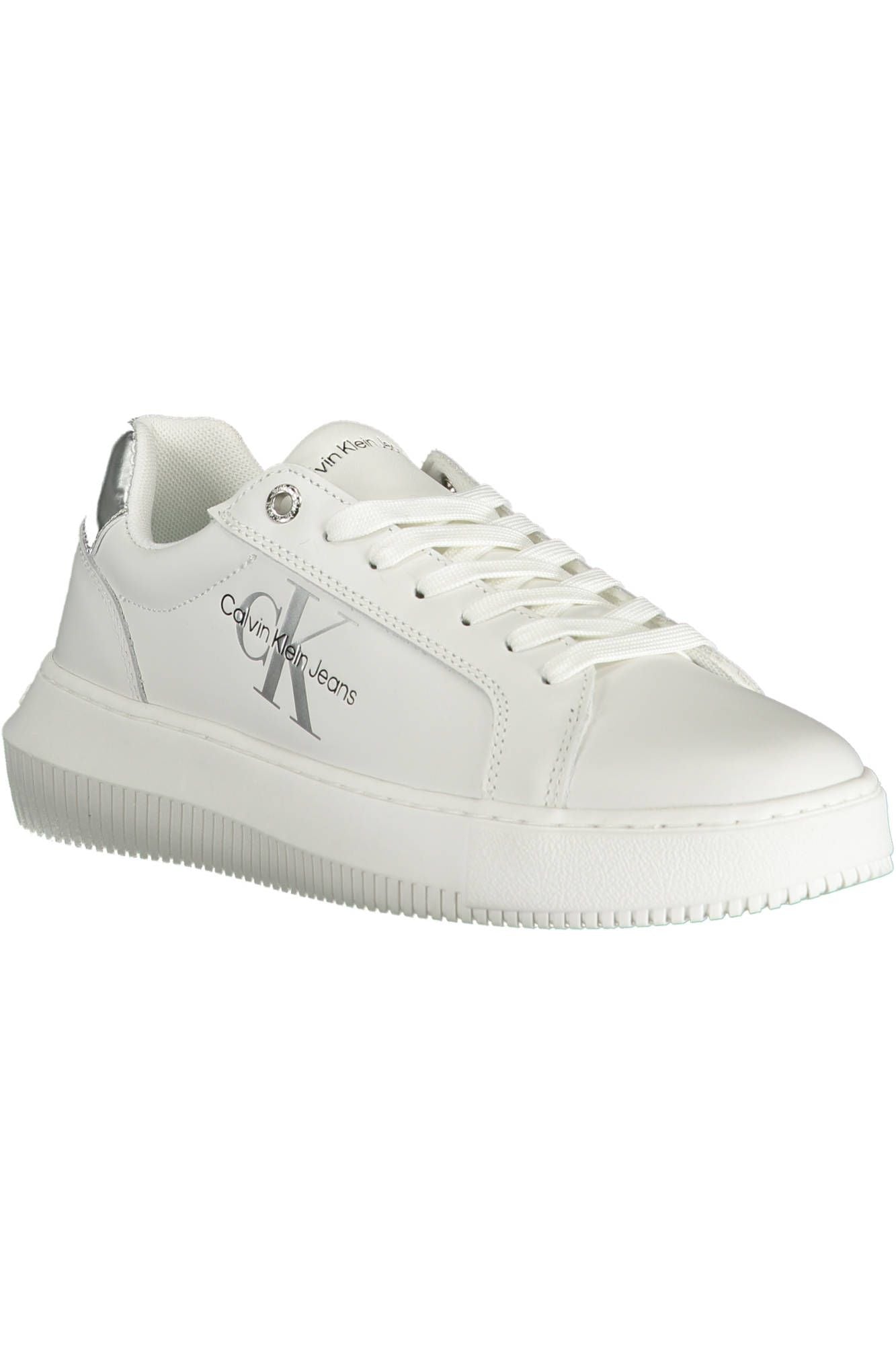 White Leather Women Sneaker