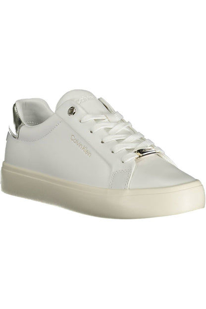 White Leather Women Sneaker