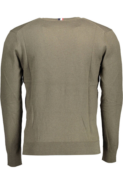 Classic Green Cotton Cashmere Sweater