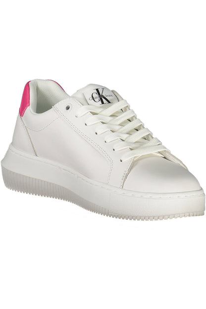 White Leather Women Sneaker