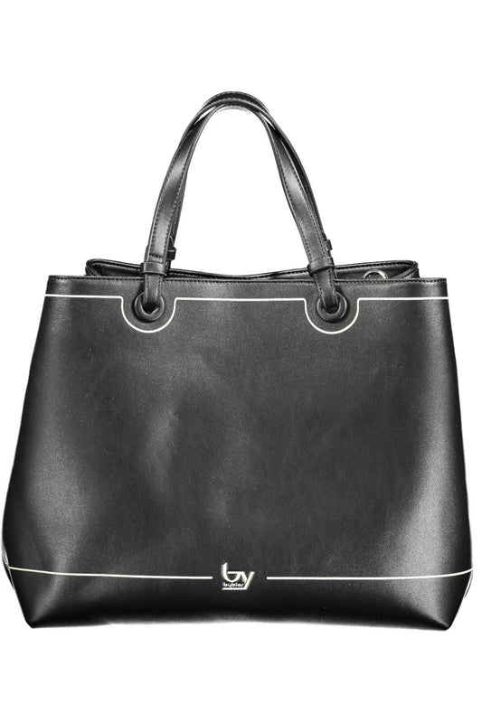 Elegant Black Two-Handled Shoulder Bag