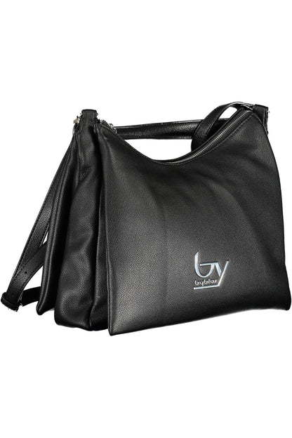 Black Polyethylene Womens Handbag