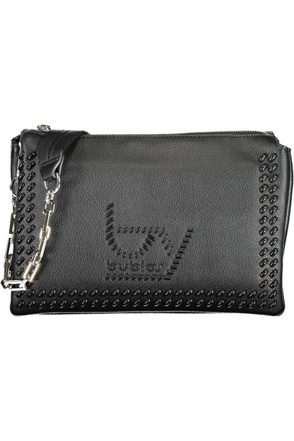 Elegant Chain-Handle Black Shoulder Bag