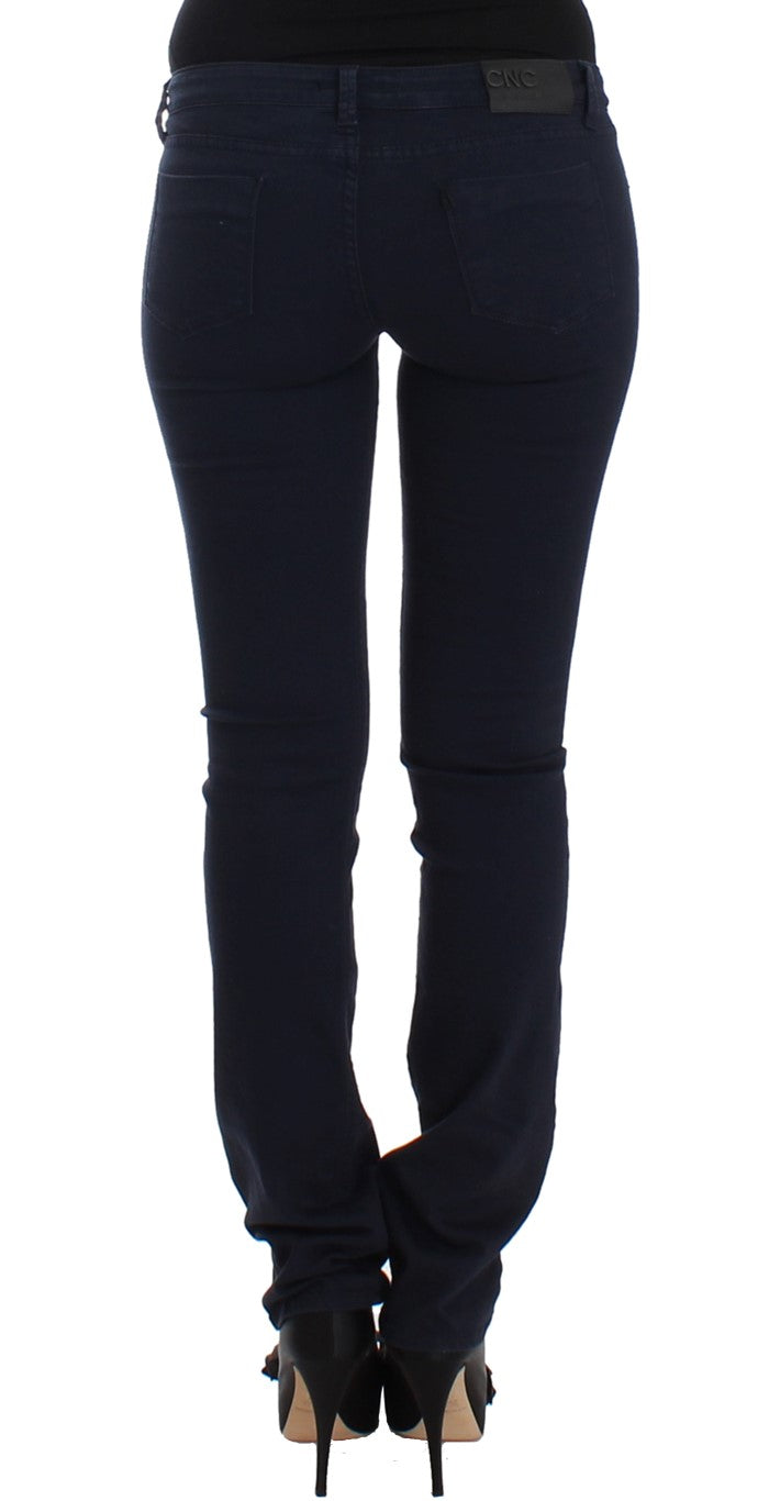 Chic Blue Straight Leg Denim Delight