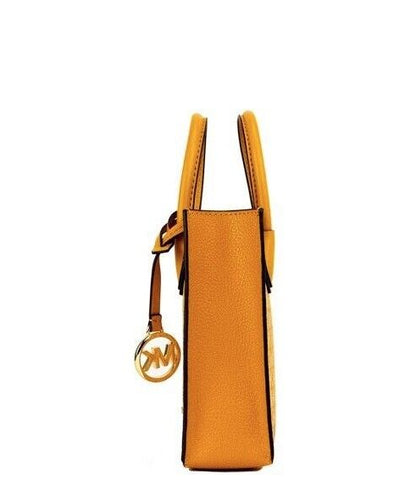 Mercer XS Honeycomb Gold Signature PVC North South shopper crossbodytas