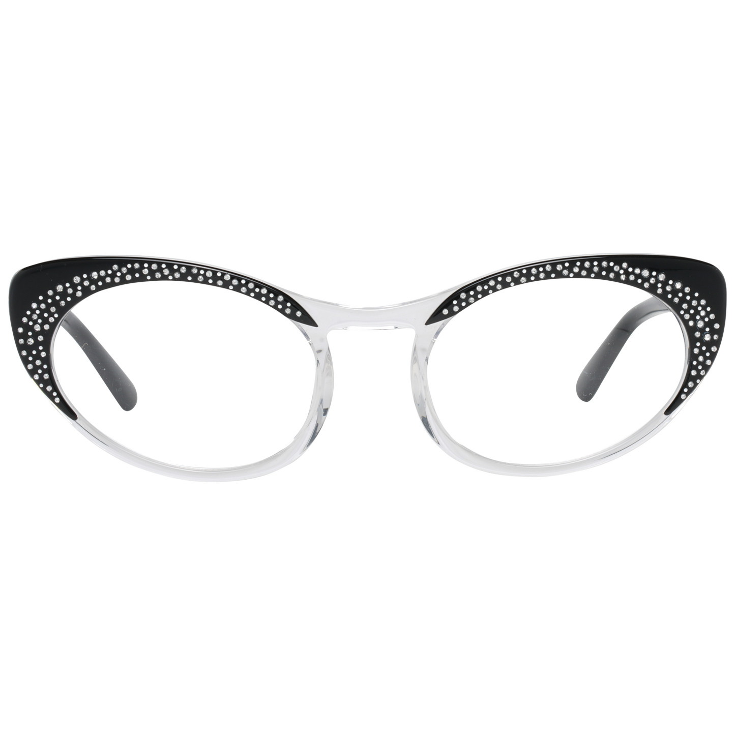 Gafas de diseñador elegantes de montura completa en negro