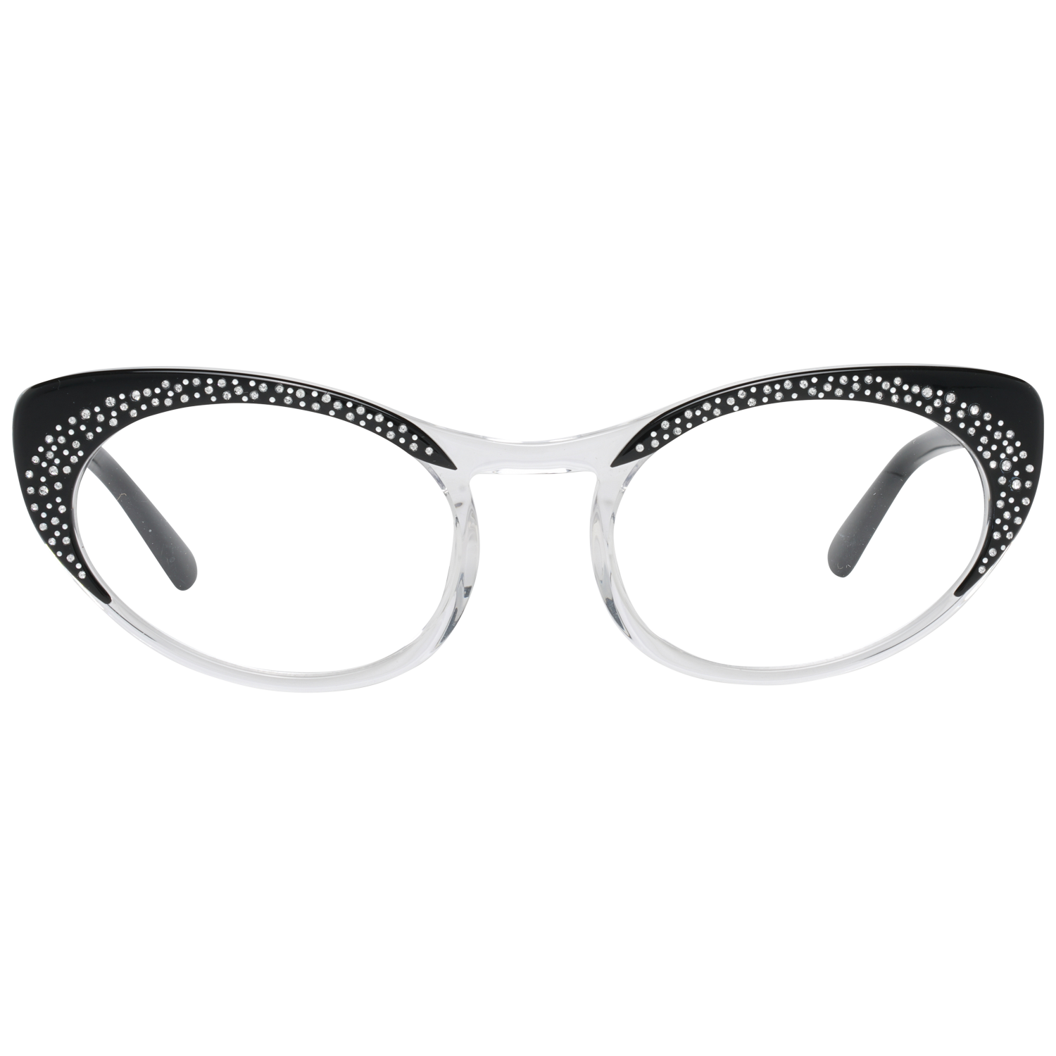 Gafas de diseñador elegantes de montura completa en negro