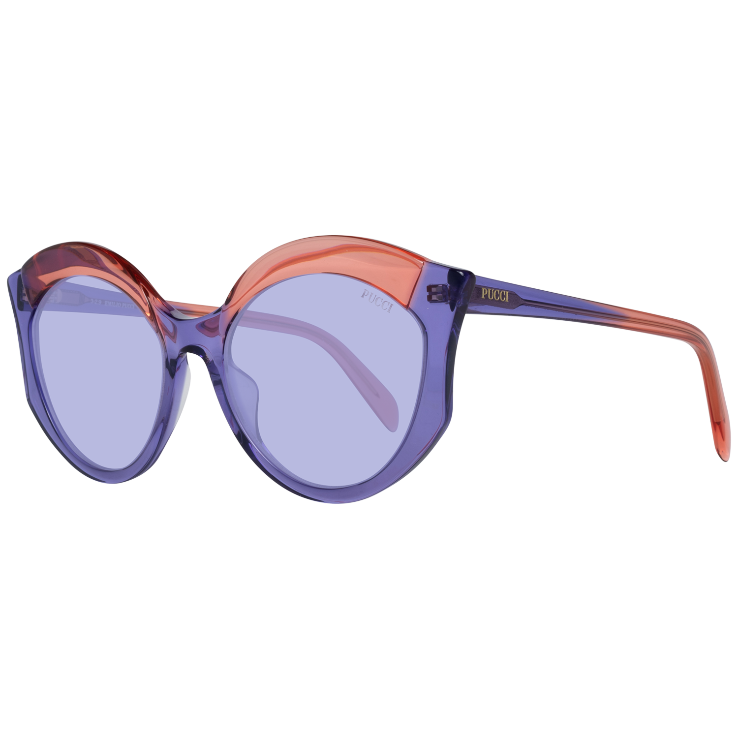 Elegantes gafas de sol de mariposa moradas