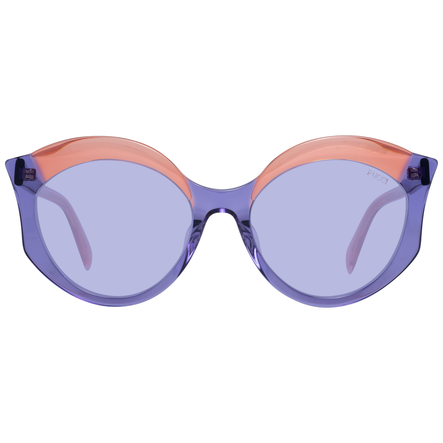 Elegantes gafas de sol de mariposa moradas