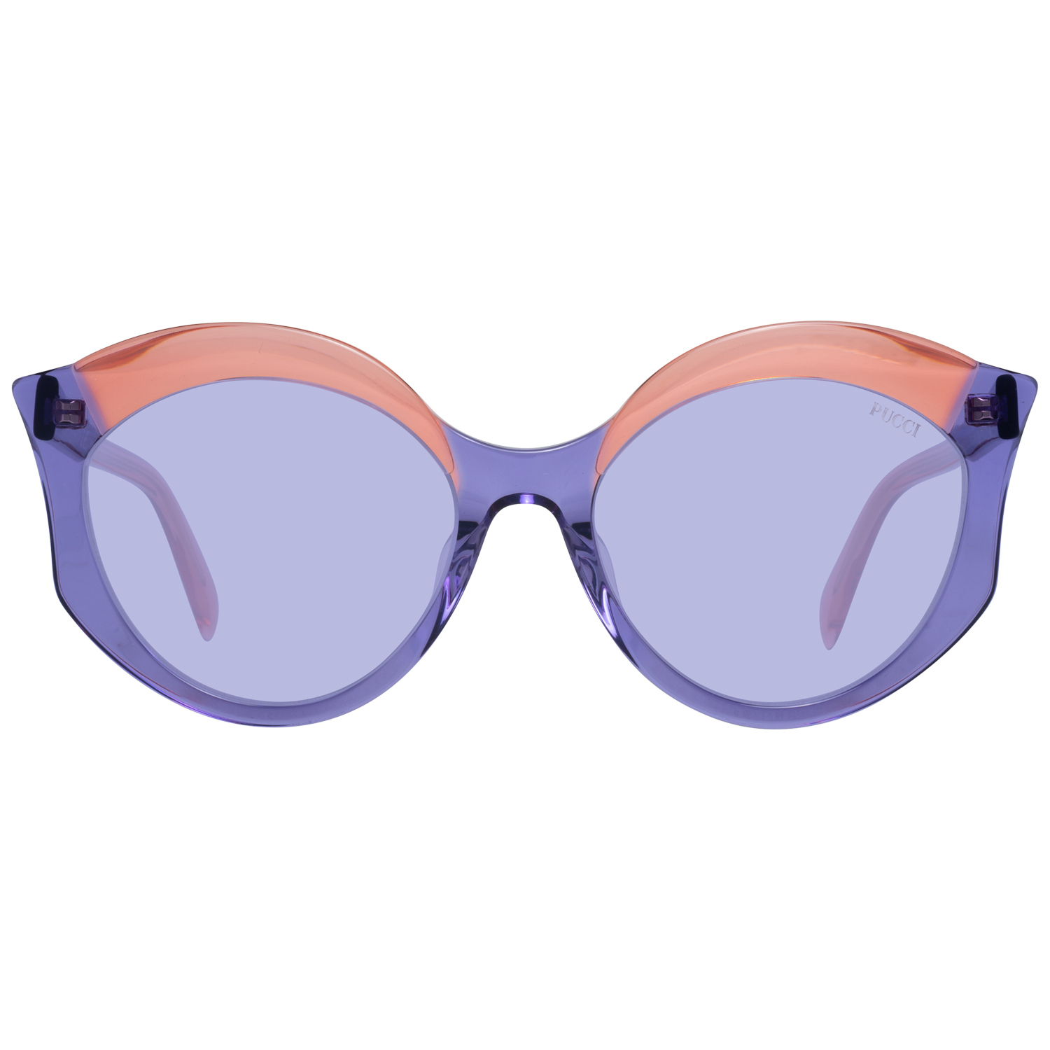 Elegantes gafas de sol de mariposa moradas