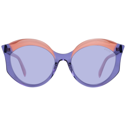 Elegantes gafas de sol de mariposa moradas