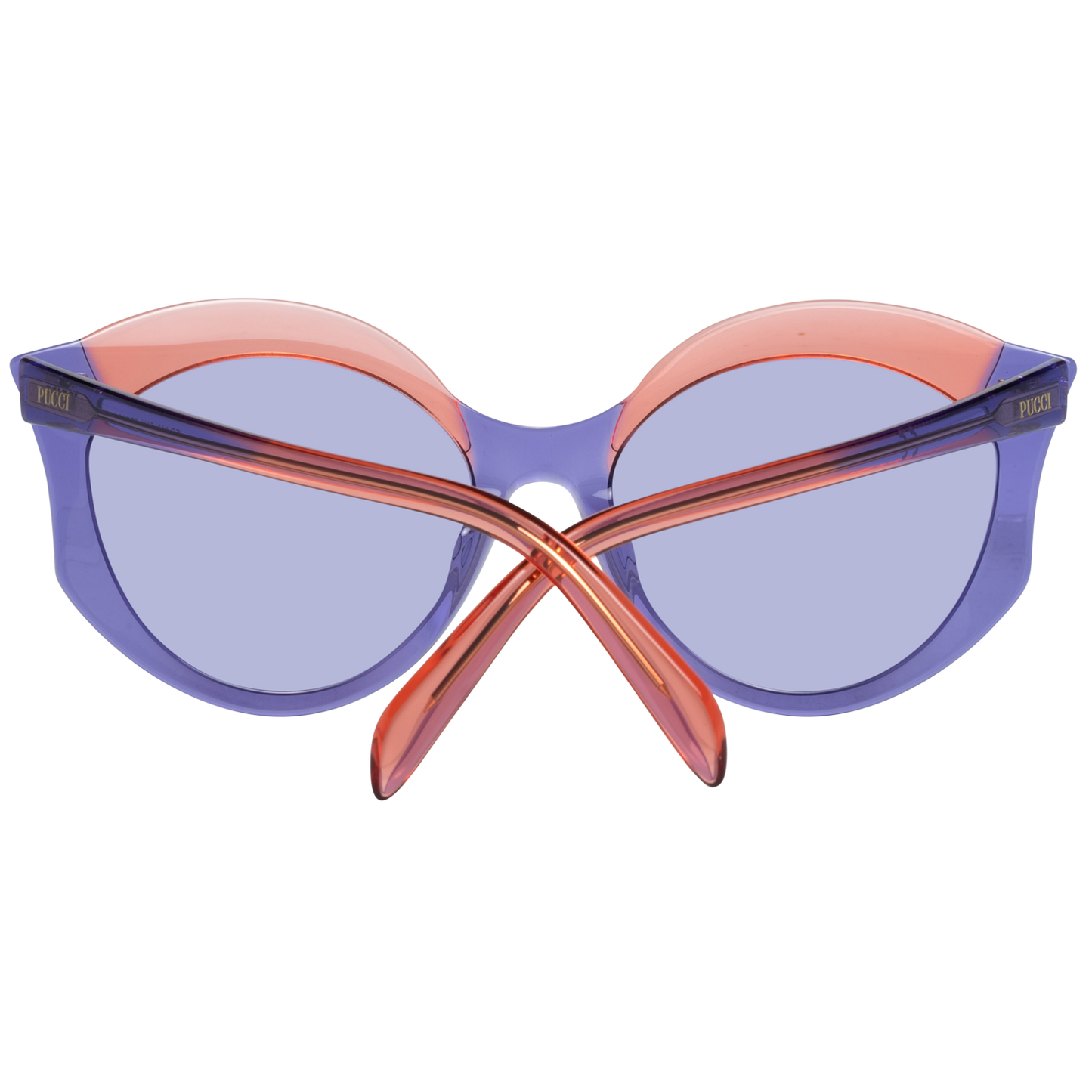 Elegantes gafas de sol de mariposa moradas