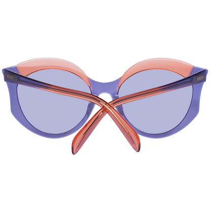 Elegantes gafas de sol de mariposa moradas