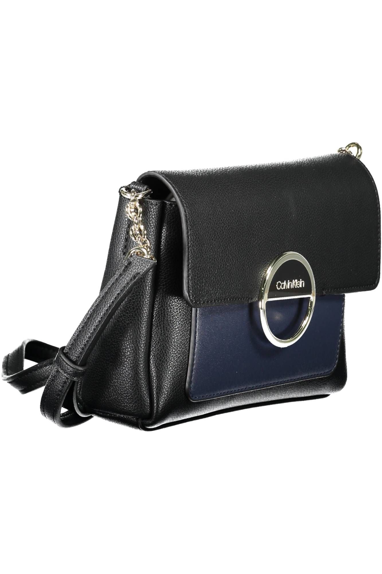 Black Polyethylene Women Handbag