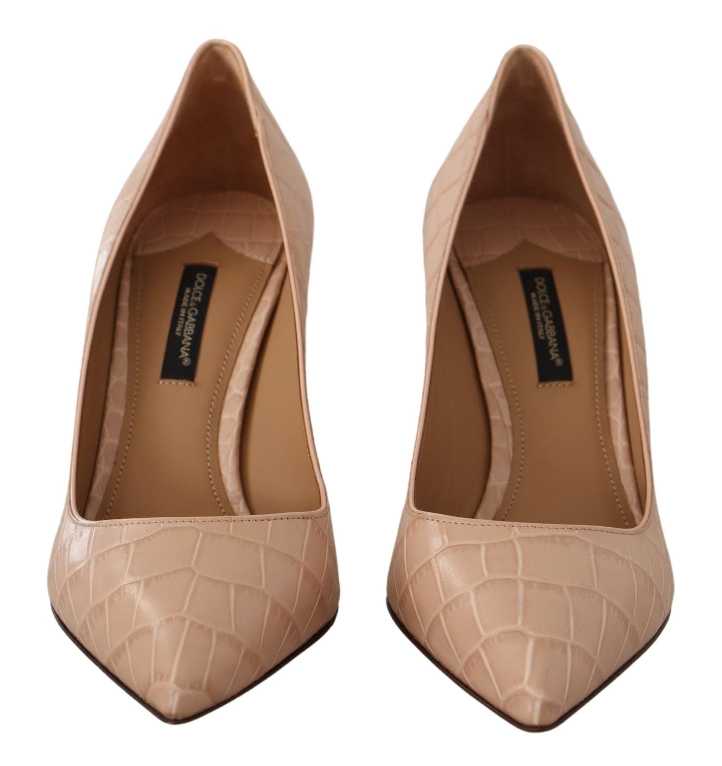 Beige naakt leer BELLUCCI hakken pumps schoenen