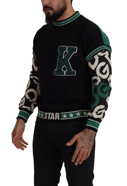 Jersey Regal con cuello redondo - Negro y verde