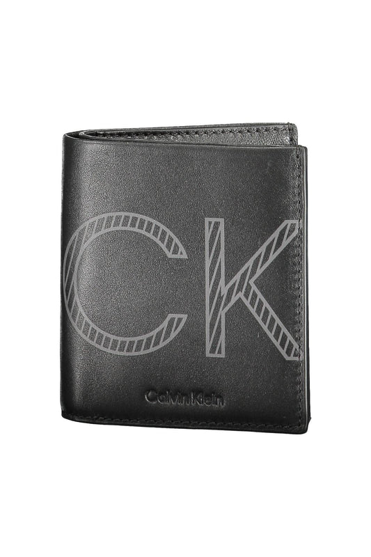 Black Leather Men Wallet