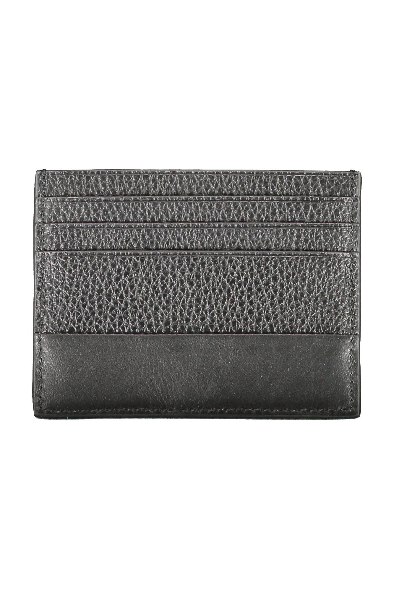 Black Leather Men Wallet